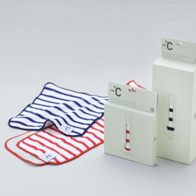 《日本今治》柔軟條紋降溫涼感手巾