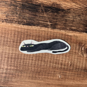 鳥控 - 都是貓防水貼紙（一灘爛泥貓）