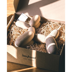 丹麥Boyhood - 氣球狗擺飾（橡木色）