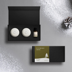 HANSCHIU《踏雪芳蹤》陶泥擴香石禮盒