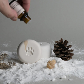 HANSCHIU《踏雪芳蹤》陶泥擴香石禮盒