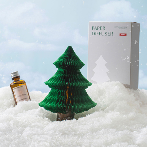 HANSCHIU 聖誕樹紙團擴香組（寶石紅酒）