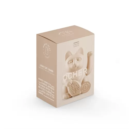 Donkey 淡褐色幸運招財貓經典版