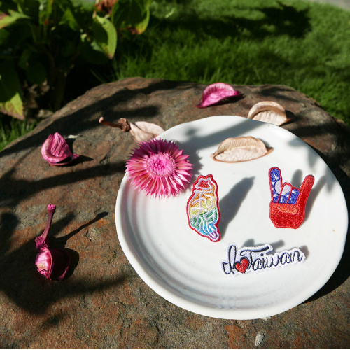 就愛台灣刺繡貼紙