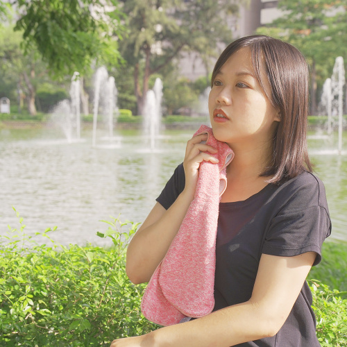 《日本今治》混色毛涼感運動毛巾