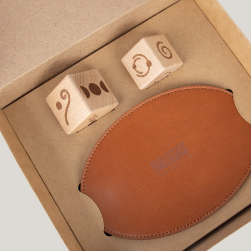 生苼 - 植念骰子 棕色