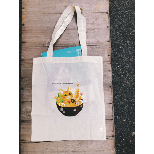 《橘貓丼飯》輕薄插畫購物提袋