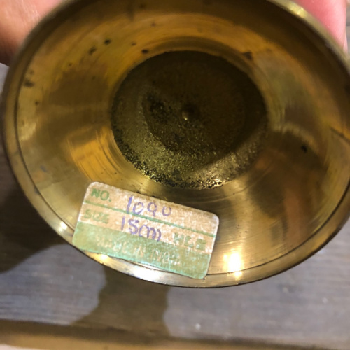  印度黃銅花器老件