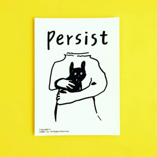 Sarri - 插畫明信片（Persist）