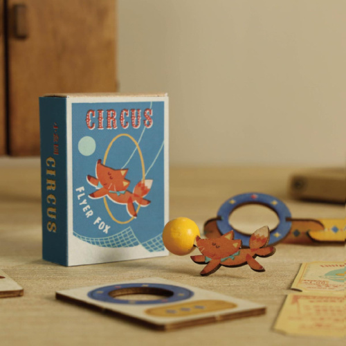 小盒國復古童玩 空中飛狐