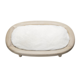 KARIMOKU CAT BED 貓床 栗木＆染白色
