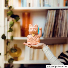 幸運招財貓（SMILEY 聯名款）桃色