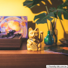 幸運招財貓（SMILEY 聯名款）黃色