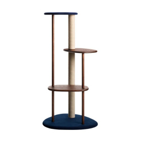 KARIMOKU CAT TREE 貓跳台 藍色＋摩卡棕