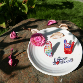 就愛台灣刺繡貼紙