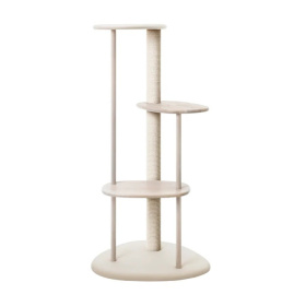 KARIMOKU CAT TREE 貓跳台 栗木染白色