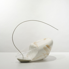 毛孩骨灰盒（水耕系列一葉舟） 旭日棕