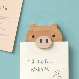 磁鐵留言夾 小豬