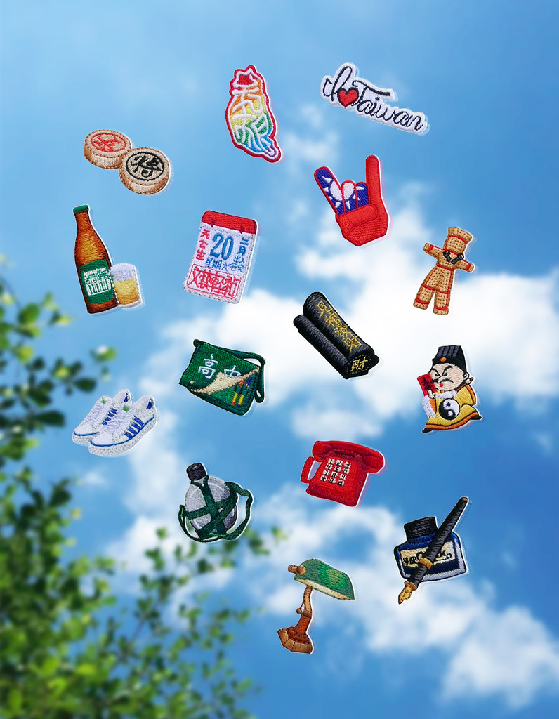 文藝輕黏 早年台灣系列刺繡貼紙