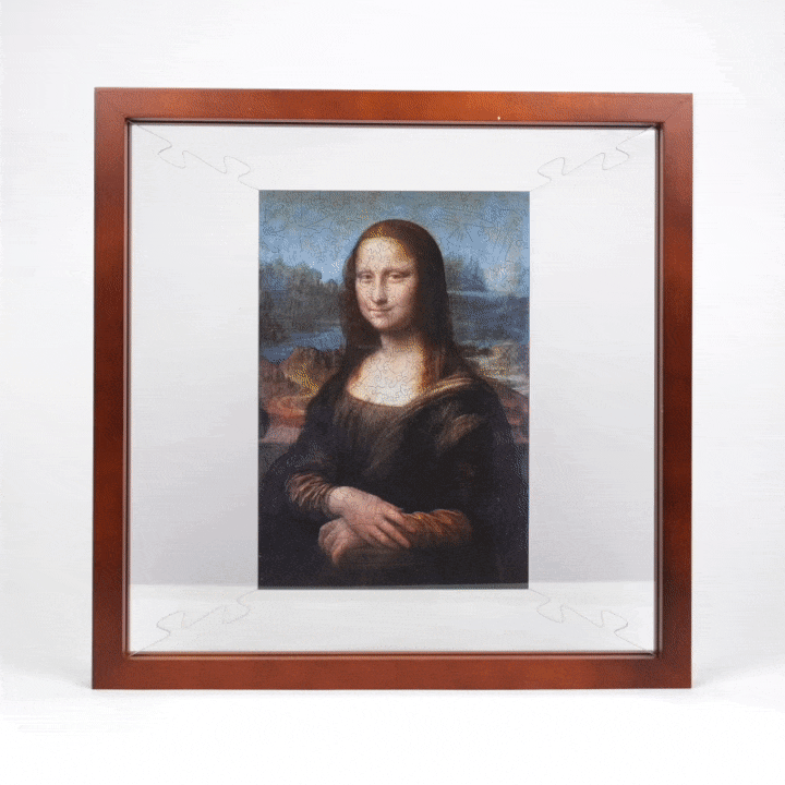 名畫系列拼圖木框