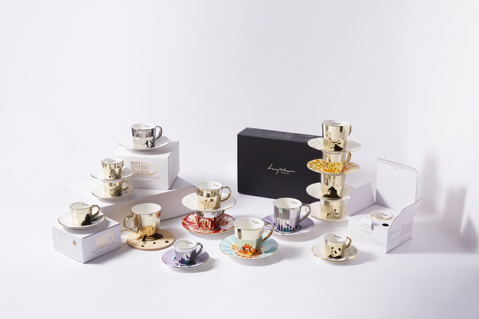 韓國 Luycho 動物圖樣鏡面倒影杯