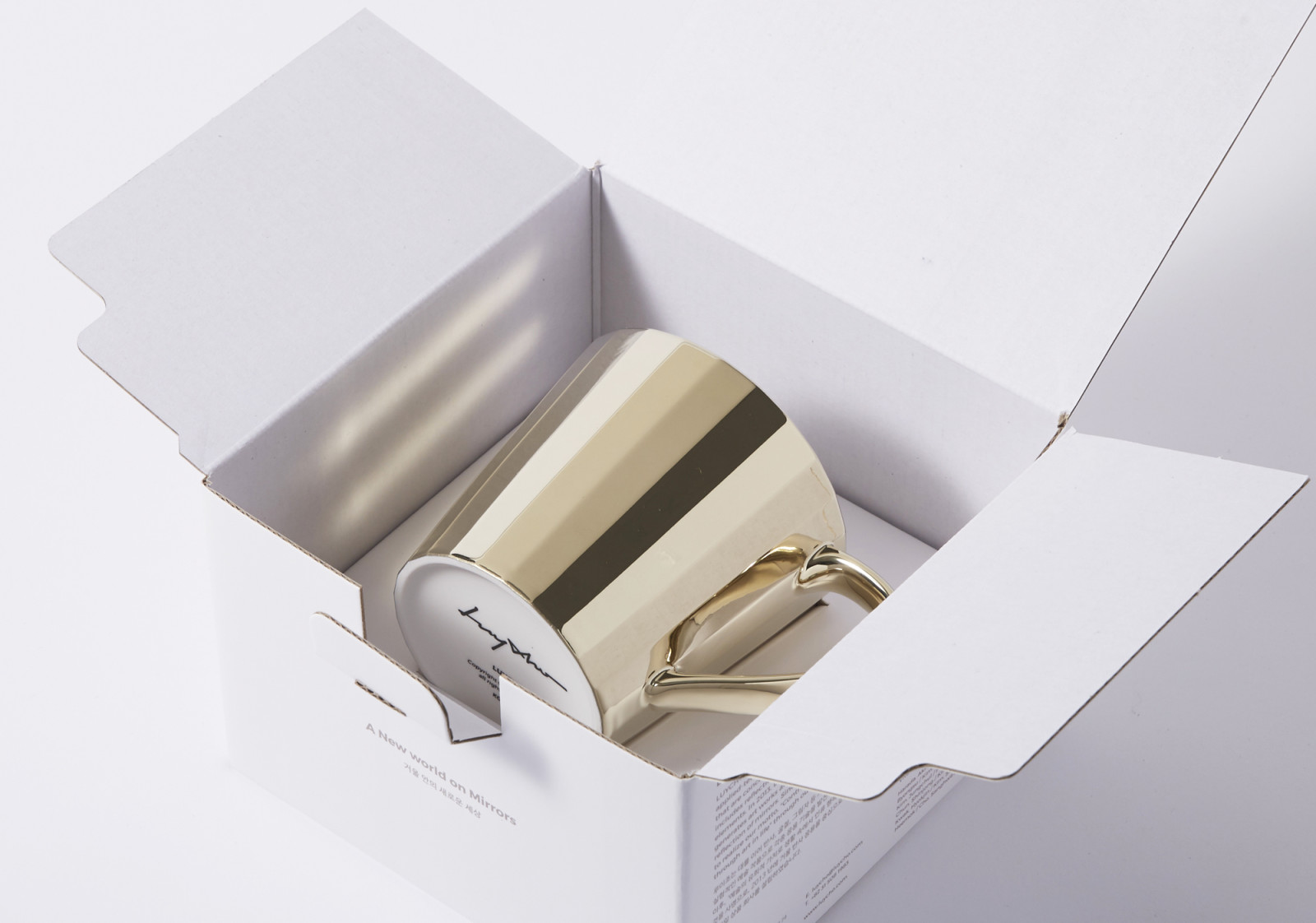 韓國 Luycho 動物圖樣鏡面倒影杯