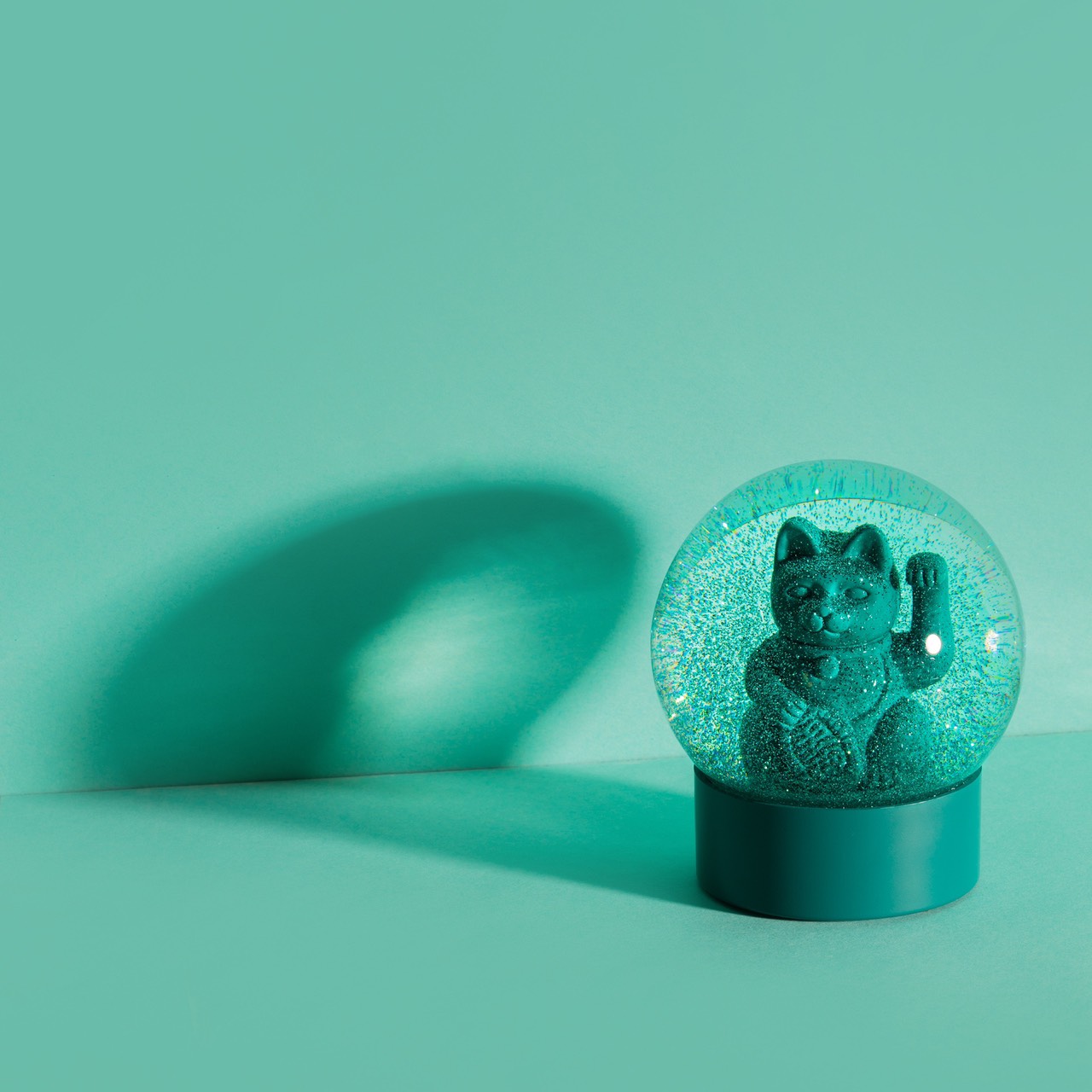 DONKEY幸運招財貓水晶球