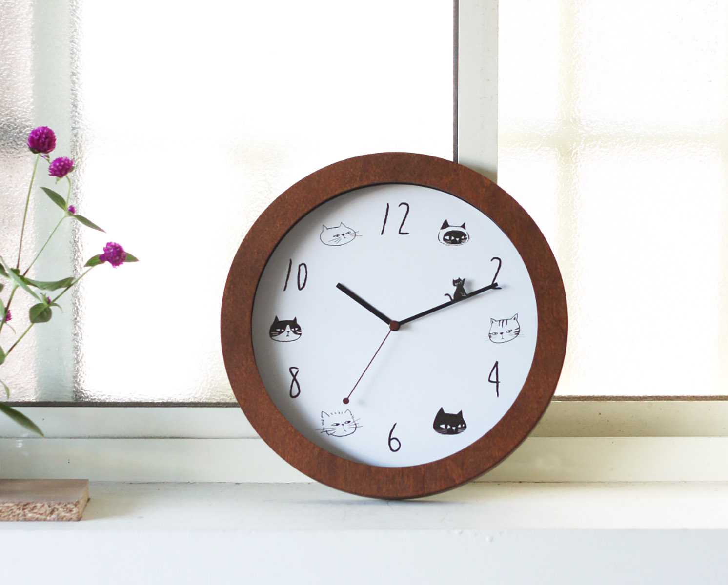 ritter -  喵喵原木掛鐘