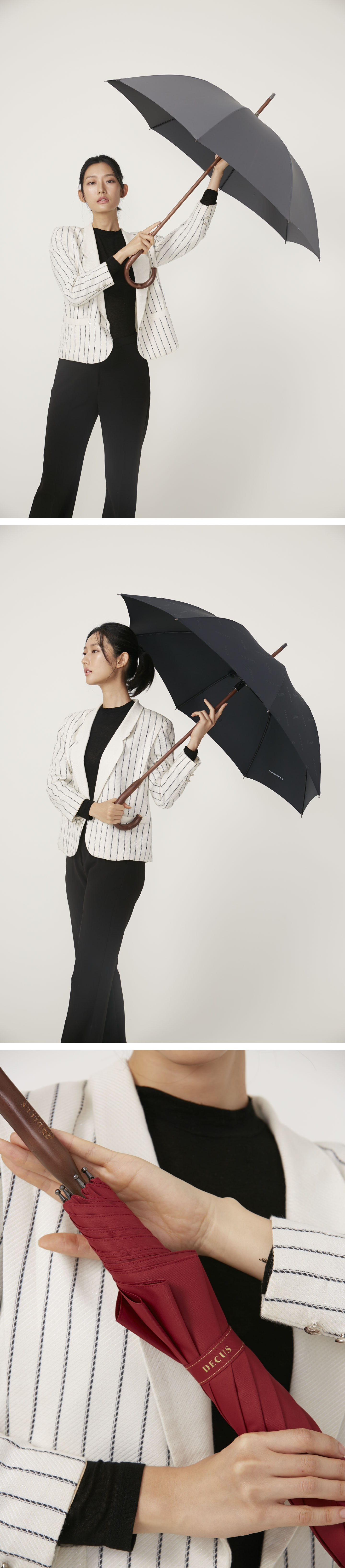 DECUS 經典威登木直傘（黛麗黑）