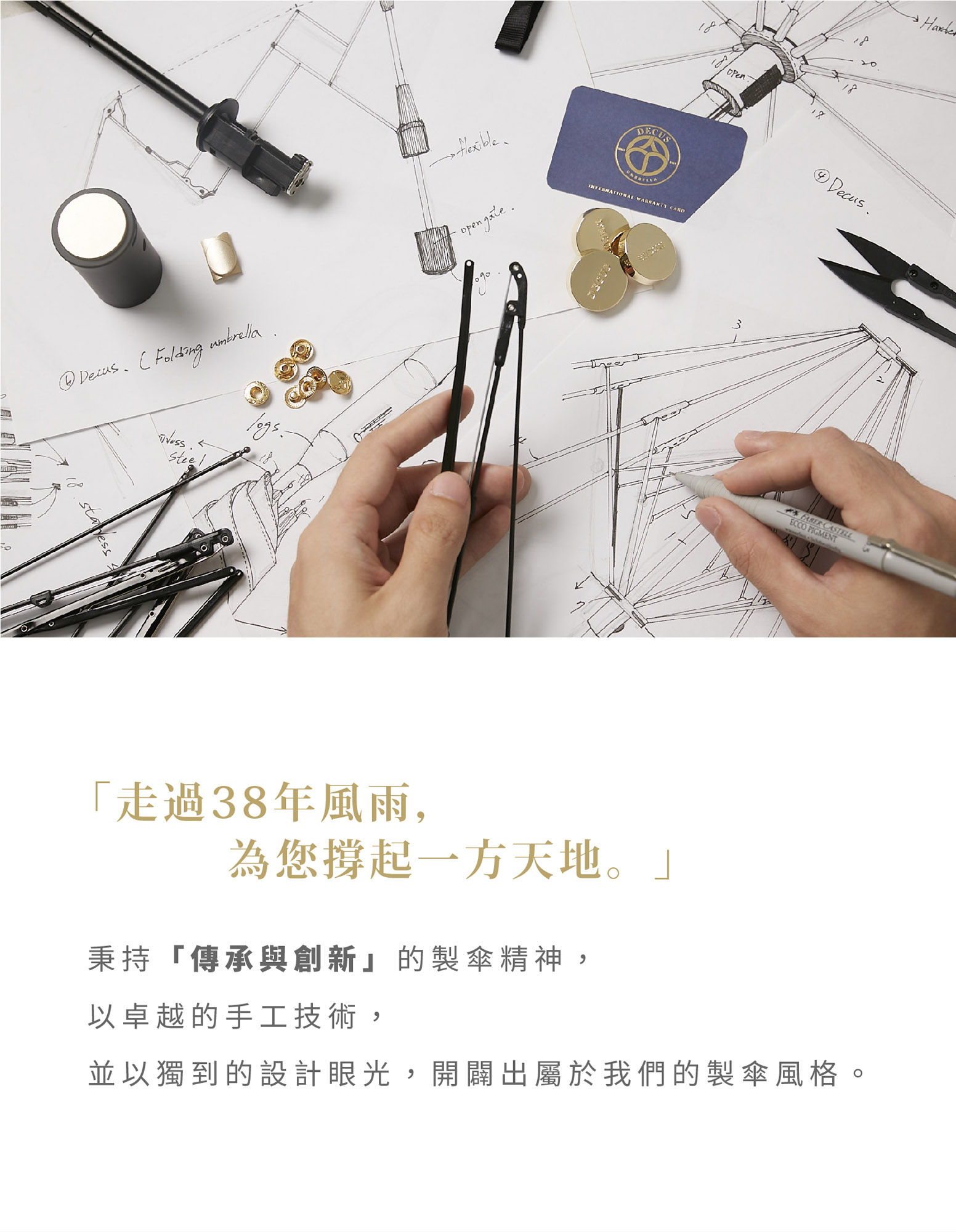 DECUS POCKET AUTO 時尚仕幔自動折傘