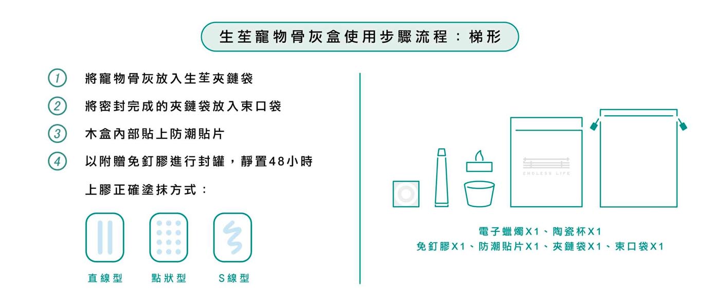 毛孩骨灰盒使用說明