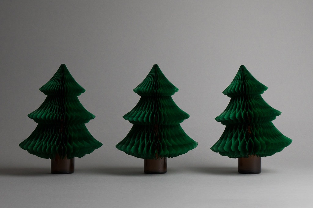 聖誕節交換禮物 聖誕樹紙團擴香香芬