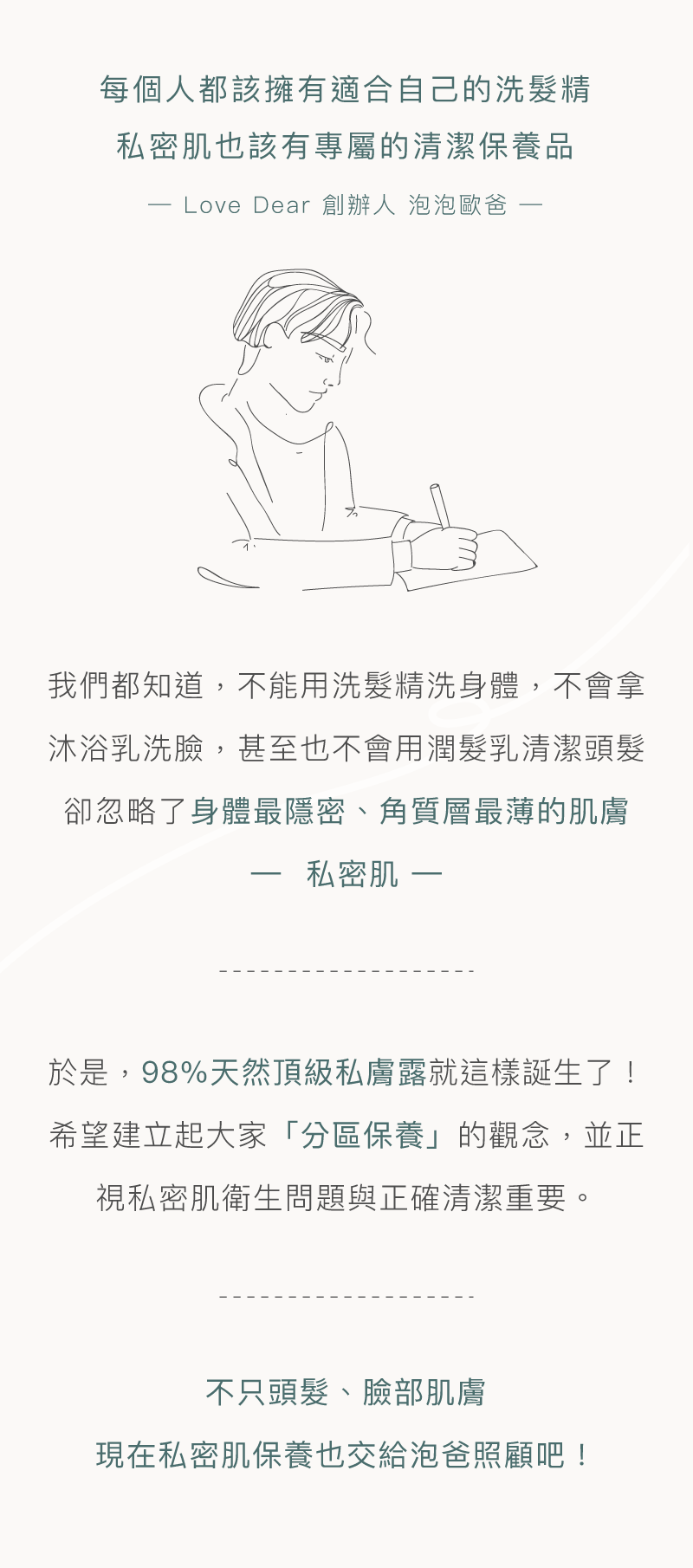 Love Dear 男性私膚露 私密處清潔