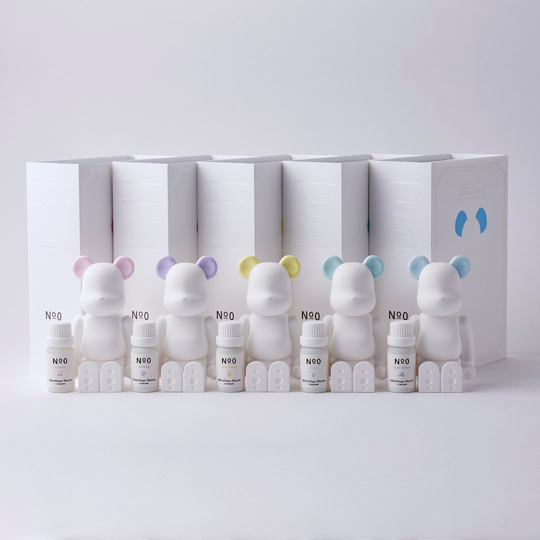 日本BE@RBRICK 庫博力克香氛熊 馬卡龍彩色耳朵版
